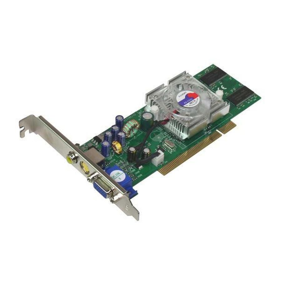 Jaton Video-198PCI-64 Manuals