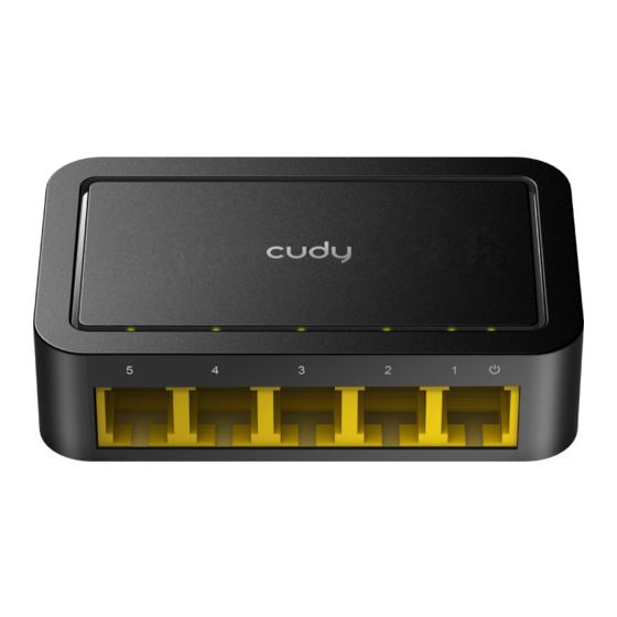 Cudy FS105D Quick Installation Manual