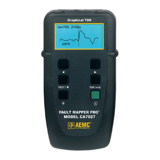 AEMC instruments CA7027 User Manual