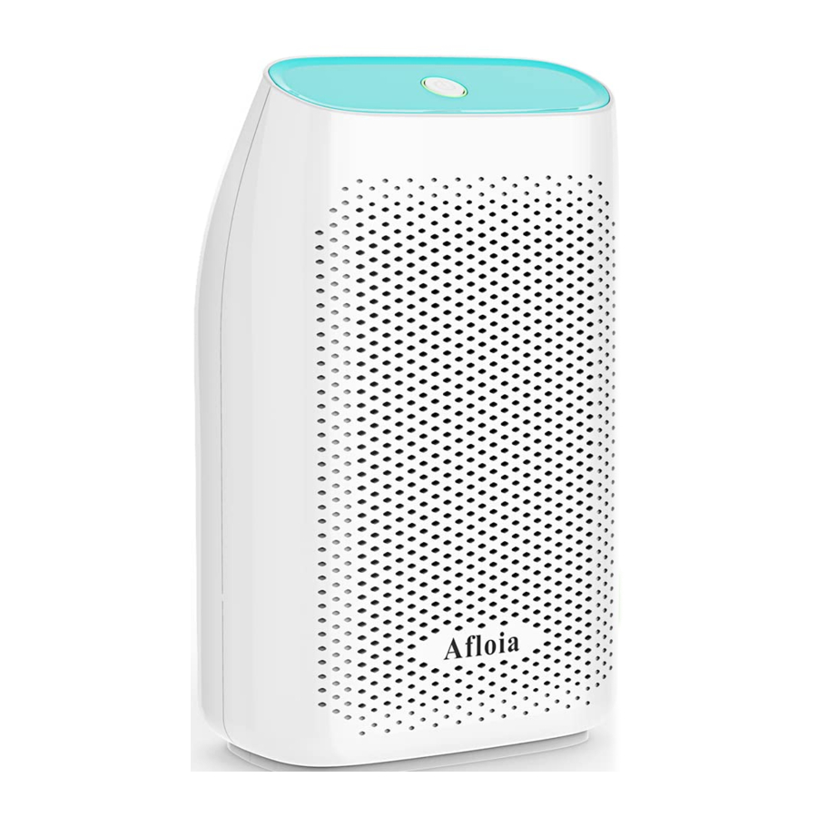 Afloia AX07, T8, T9 - 700ml Capacity Dehumidifier Manual