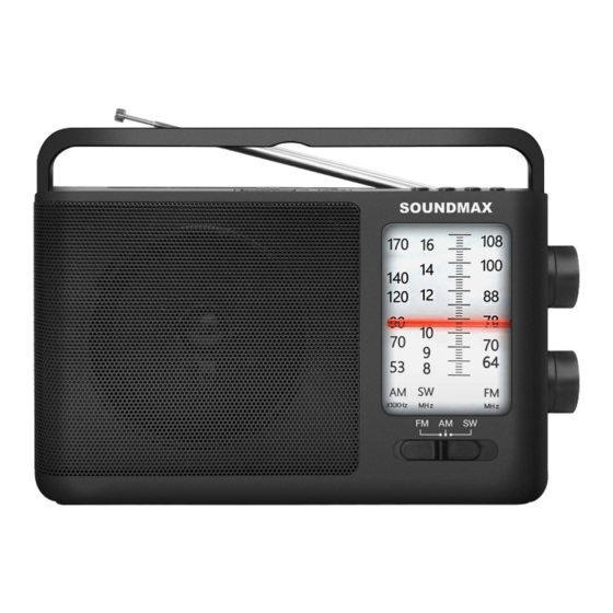 SoundMax SM-RD2121UB Instruction Manual