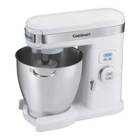 Cuisinart SM70BC - 7 Quart Stand Mixer Brushed Chrome Instruction/Recipe Booklet
