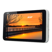 Acer Iconia W3 Quick Manual