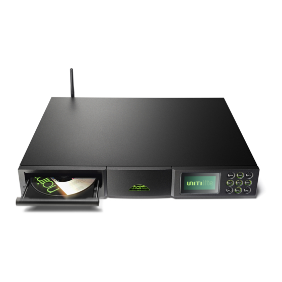 NAIM NDS NETWORK AUDIO PLAYER Reference Manual