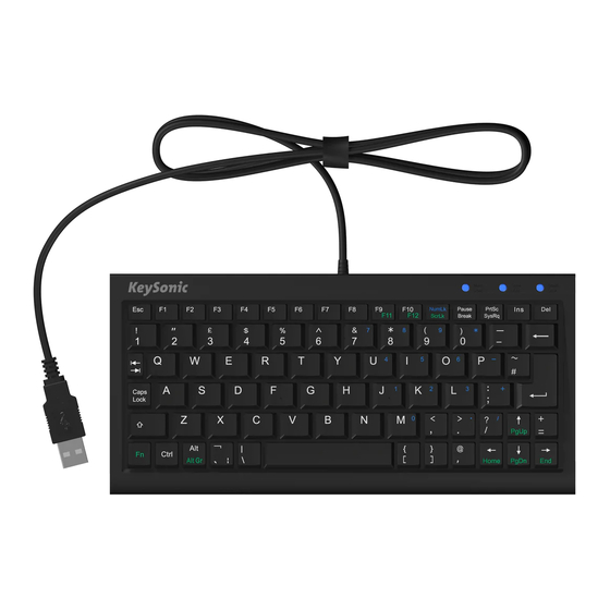 KeySonic ACK-3400U Quick Start Manual