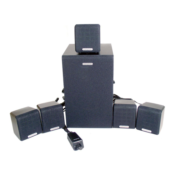 CREATIVE INSPIRE SBS 560 SPEAKER SYSTEM QUICK START MANUAL | ManualsLib