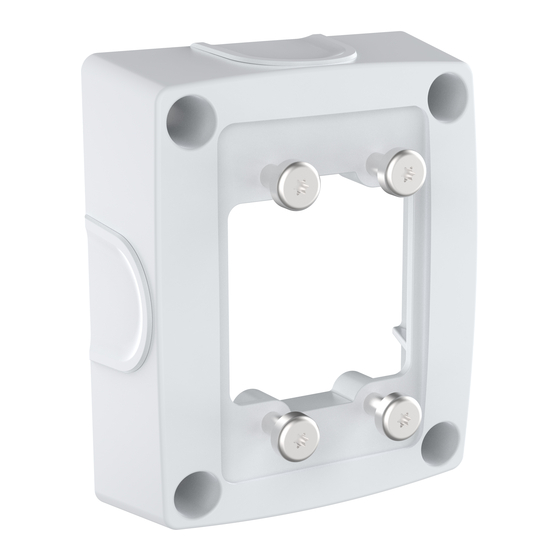 Axis TQ1601-E Conduit Back Box Manuals