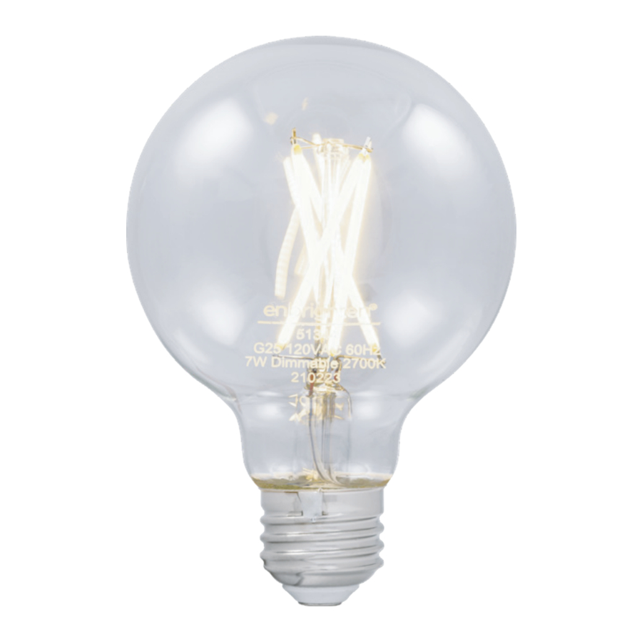 Jasco enbrighten WFD7109 - Wi-Fi Smart LED Filament Bulb Quick Start