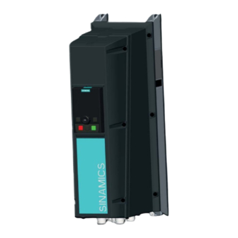 Siemens SINAMICS G120P Hardware Installation Manual