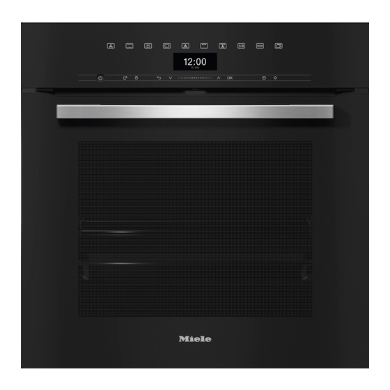 Miele DGC 7450 Operating And Installation Instructions