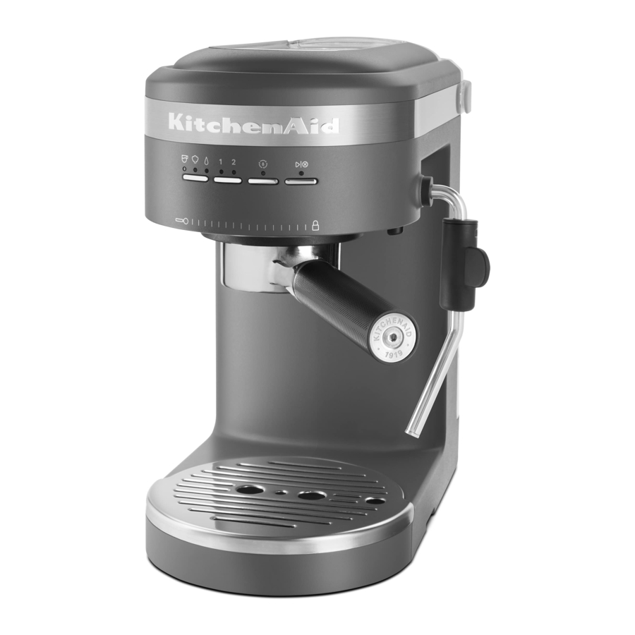 KitchenAid KES6403, KES6503 - Metal Semi-Automatic Espresso Machine Manual