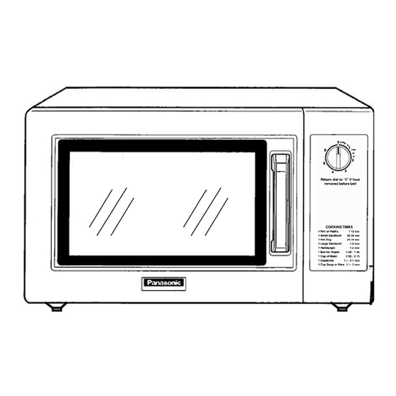 Panasonic NE-1022F Service Manual
