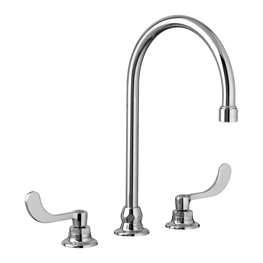 American Standard Monterrey Two-Handle 8" Widespread Lavatory Faucet 6530.140 Specification Sheet