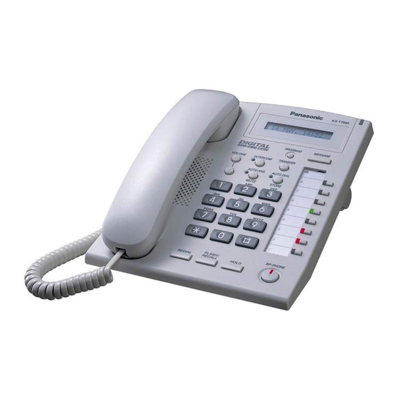Panasonic KX-T7665X Service Manual