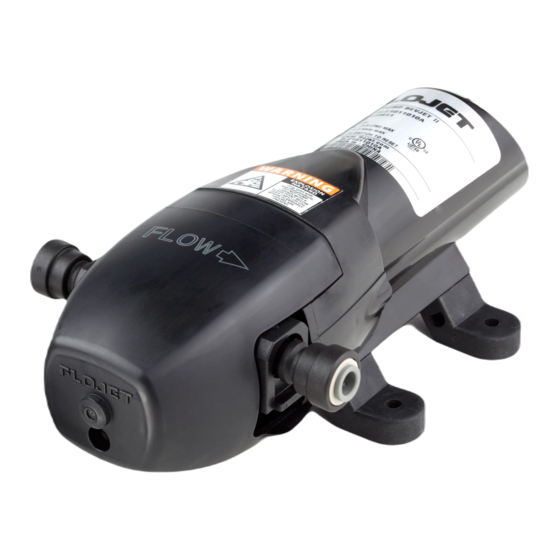 FLOJET BevJet Compact Installation/Operation Instruction Manual