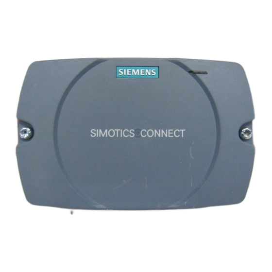 Siemens SIMOTICS CONNECT 400 Operating Instructions Manual