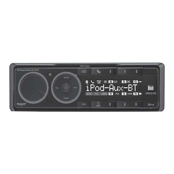 Dual XML8100 Installation & Owner's Manual