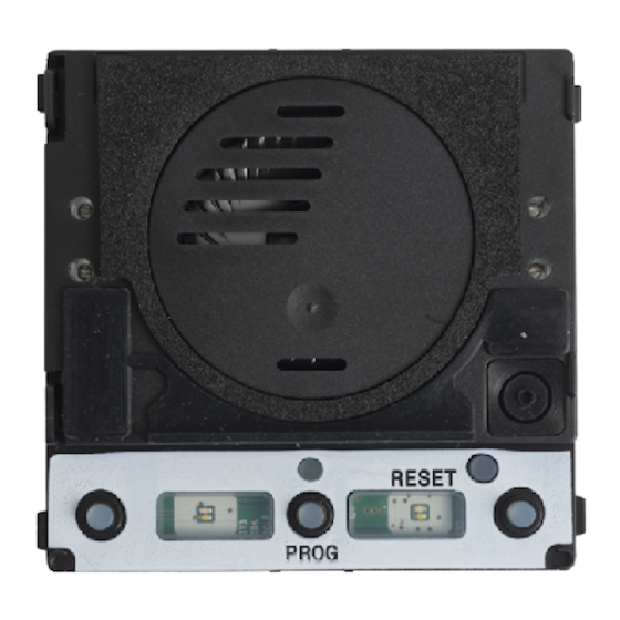 CAME BPT MTM AUDIO ENTRY KIT Installation Instructions Manual