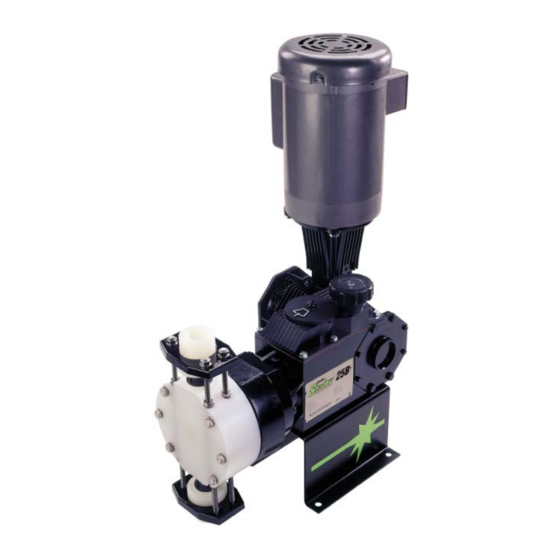 Pulsafeeder PULSAR Shadow Series Installation, Operation & Maintenance Manual