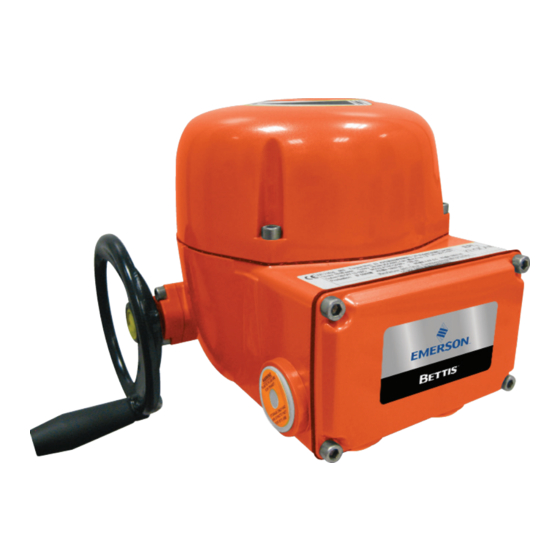 User Manuals: Emerson Bettis OM3 Electric Actuator