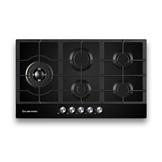 Kleenmaid cooking GCTK9011 Gas Cooktop Manuals