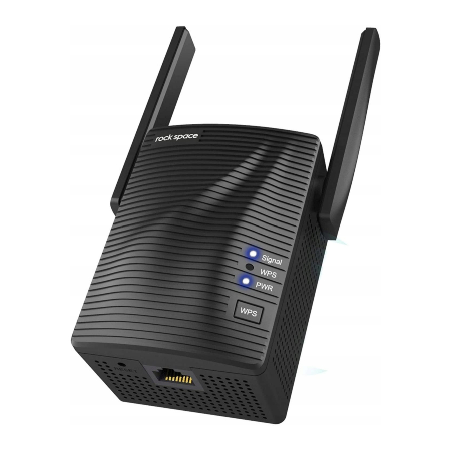 Rock Space AC1200/AC750 Dual Band WiFi Extender Manual