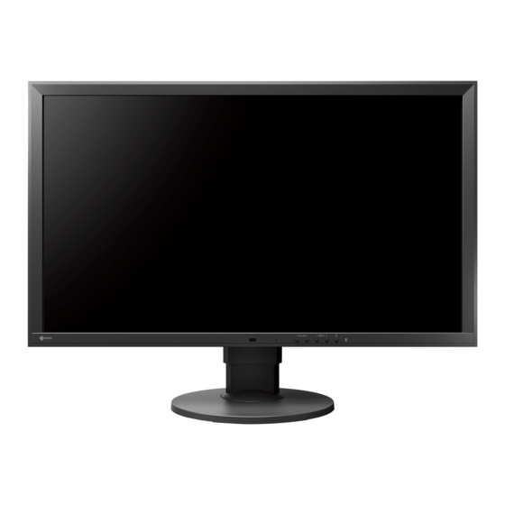 Eizo DuraVision FDF2711W-IP Installation Manual