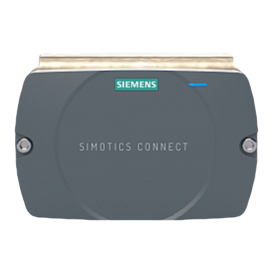 Siemens SIMOTICS CONNECT 400 Operating Instructions Manual