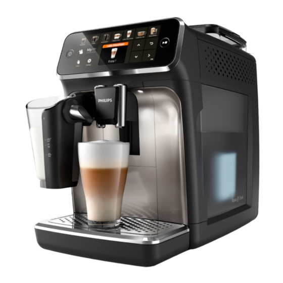 Philips 5400 LatteGo Series Service Manual