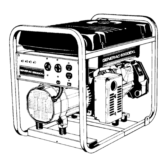 Generac Portable Products 6500EXL Manuals