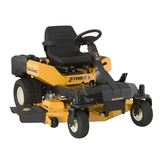 Cub Cadet Z-Force S Commercial 48 Limited Warranty