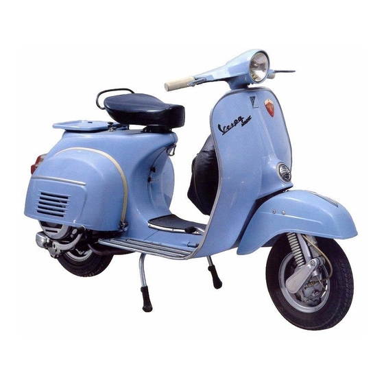 PIAGGIO Vespa 125 Super Operation And Maintenance