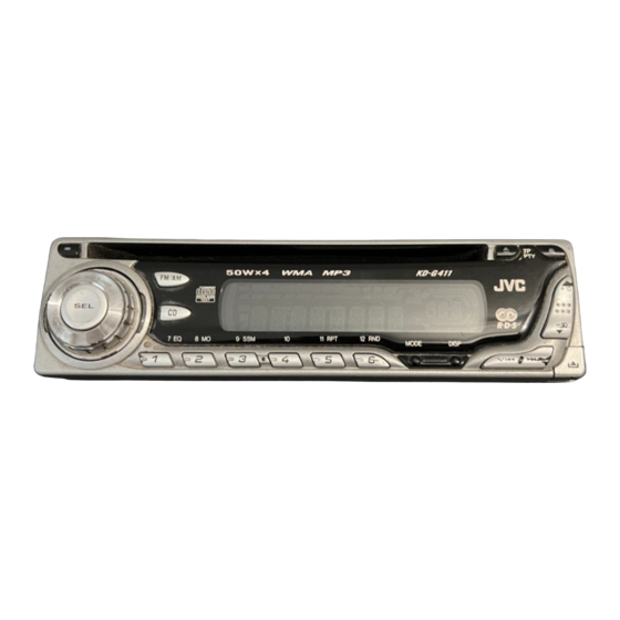 JVC KD-G411 Service Manual