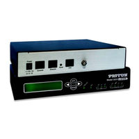 Patton 3231 Quick Start Manual