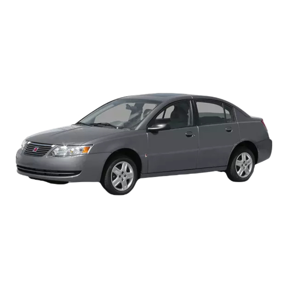 Saturn ION 2006 Getting To Know Manual