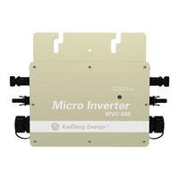 KaiDeng KD-WVC600-120VAC Manual