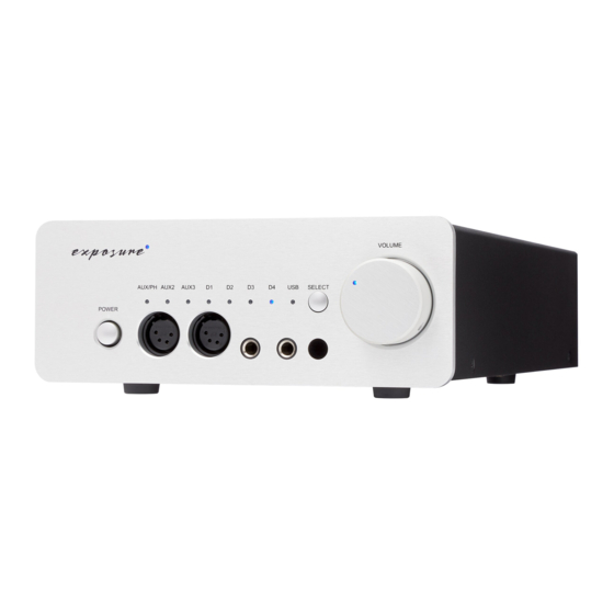 Exposure XM HP Quick Start Manual