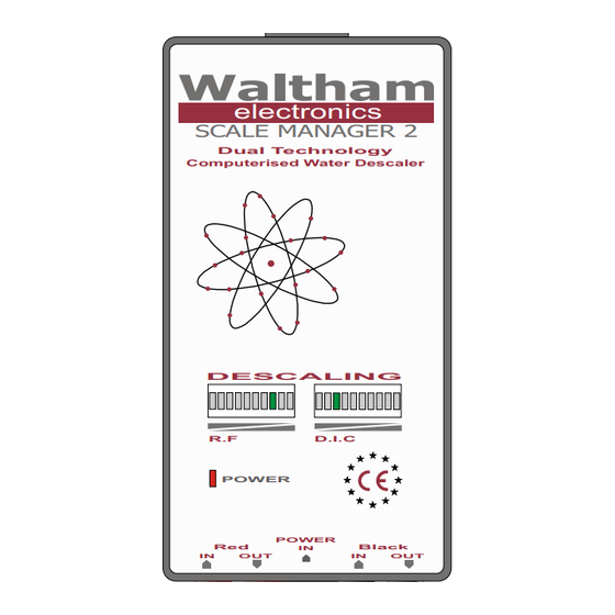 Waltham Scale Manager 2 Domestic Installation Instructions