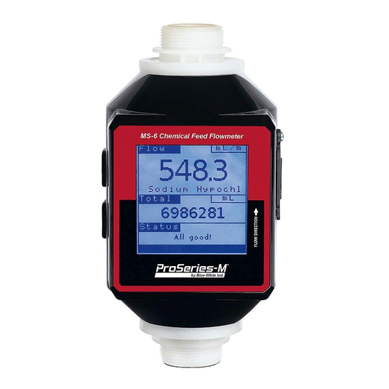 Blue-White ProSeries-M MS-6 Quick Start Manual