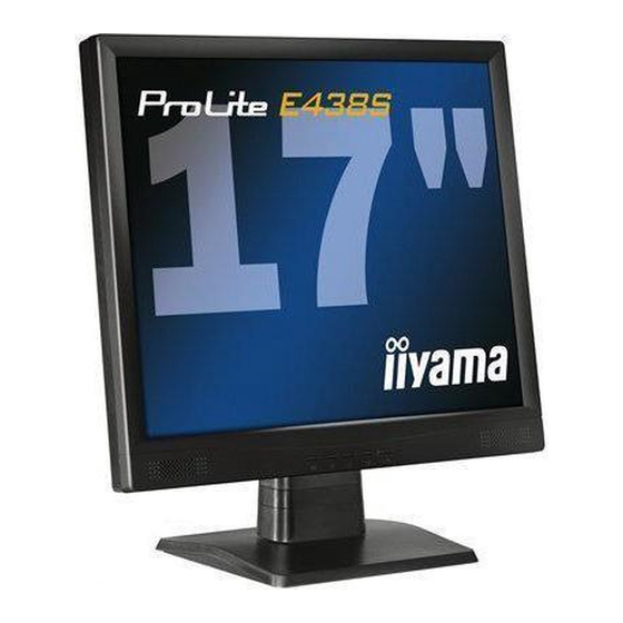 Iiyama ProLite E438S Manuals