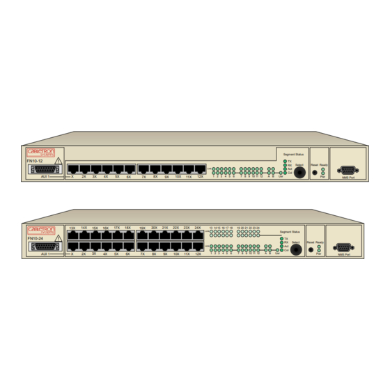 Cabletron Systems Fast Network 10 User Manual