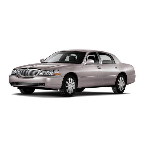 Lincoln Town Car 2005 Owner's Manual