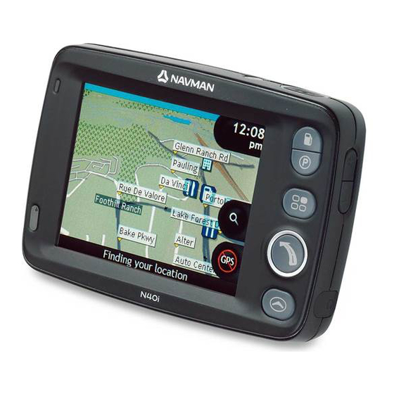 Navman N40i User Manual