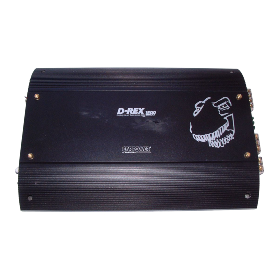 Carpower D-REX/1202 Mounting Instructions