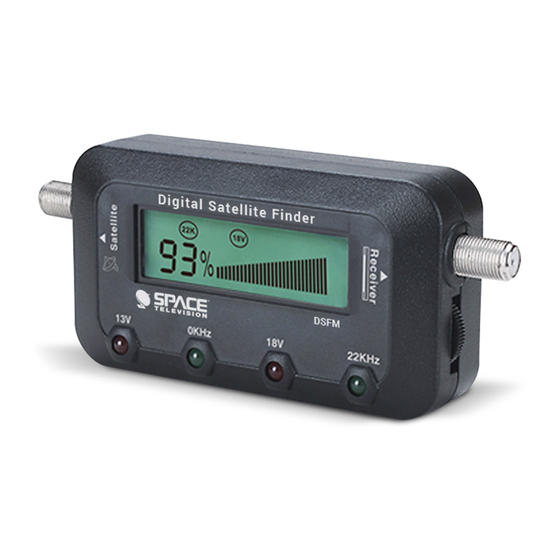 Space Television DSFM Digital Satfinder User Manual