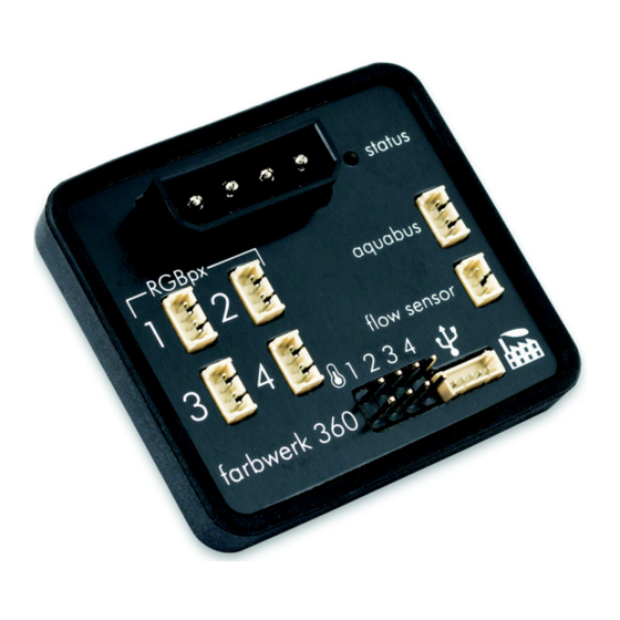 Aqua Computer farbwerk 360 User And Installation Manual