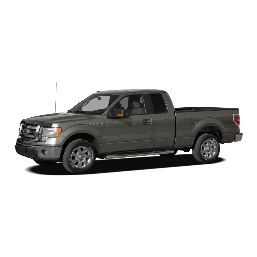 Ford 2009 F-150 Quick Reference Manual