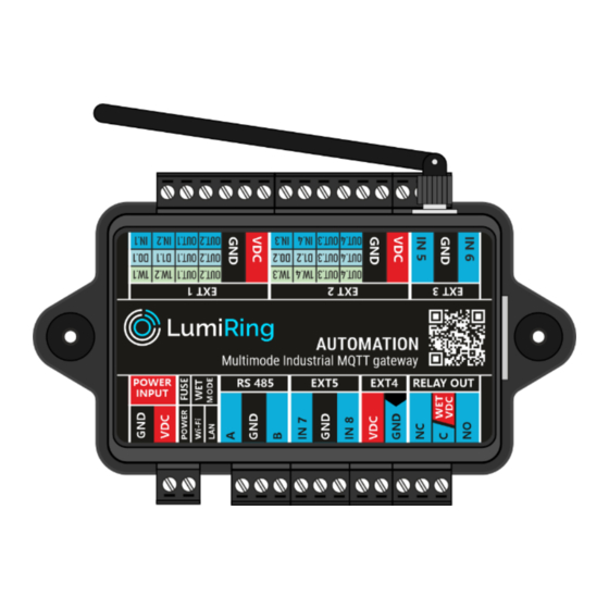 LumiRing AUTOMATION Industrial Gateway Manuals