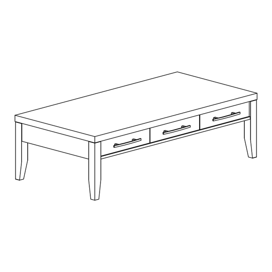 Living Spaces BARNETT 305-P257250 Assembly Instructions