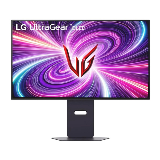 LG UltraGear 32GS95UV-B Quick Setup Manual
